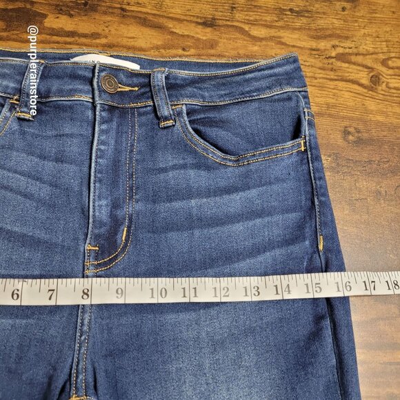 Flying Monkey Jeans 29 Skinny High Rise Soft Comfort Stretch Modal Medium Dark - Picture 6 of 11